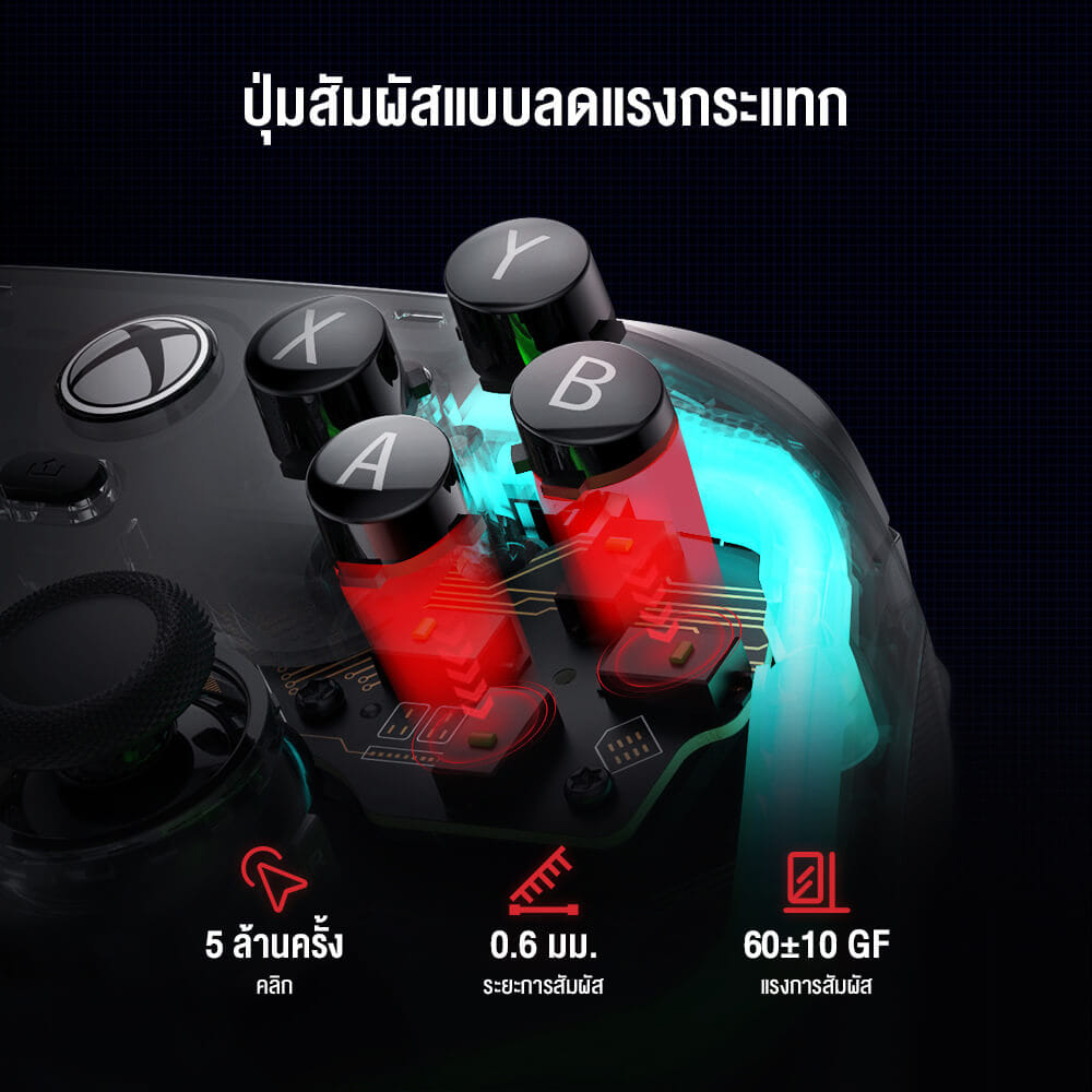 จอยเกม GAMESIR KALEID - TRANSPARENT